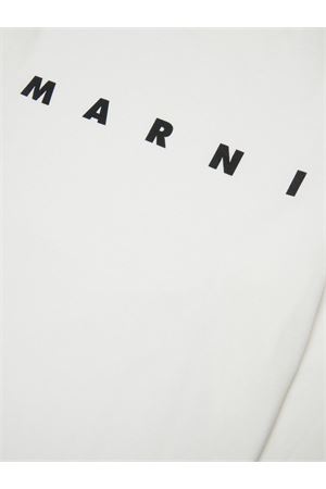 tshirt in cotone bianco MARNI KIDS | M01603M00RF0M114